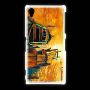 Coque Sony Xpéria Z1 Peinture de bateau