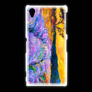 Coque Sony Xpéria Z1 Champs de lavande