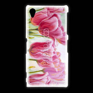 Coque Sony Xpéria Z1 Tulipes