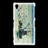 Coque Sony Xpéria Z1 Peinture bateau de pêche