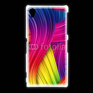 Coque Sony Xpéria Z1 Fibres de couleur
