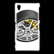 Coque Sony Xpéria Z1 Pneu complet étrier jaune