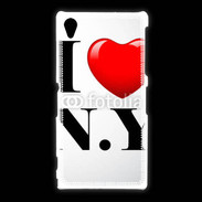 Coque Sony Xpéria Z1 I love New York