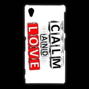 Coque Sony Xpéria Z1 Keep calm et love me