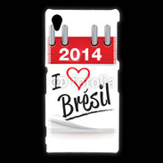 Coque Sony Xpéria Z1 I love Bresil 2014