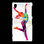 Coque Sony Xpéria Z1 Danseuse en couleur