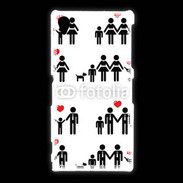 Coque Sony Xpéria Z1 Gay et lesbiennes en couple