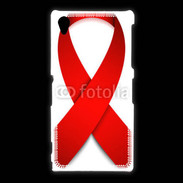 Coque Sony Xpéria Z1 Ruban contre le sida