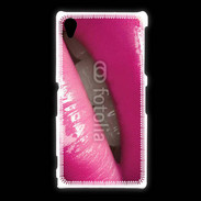 Coque Sony Xpéria Z1 Lèvres roses
