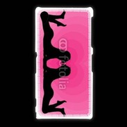 Coque Sony Xpéria Z1 Femmes qui s'embrassent