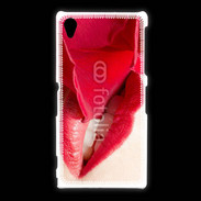 Coque Sony Xpéria Z1 Rose et bouche