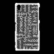 Coque Sony Xpéria Z1 Mariage gay 2
