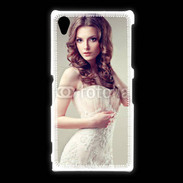 Coque Sony Xpéria Z1 Jolie femme style poupée porcelaine