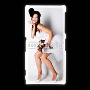 Coque Sony Xpéria Z1 Mariée glamour 
