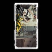 Coque Sony Xpéria Z1 Femme glamour quartier de Paris