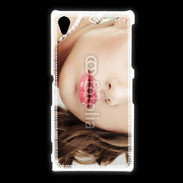Coque Sony Xpéria Z1 femme glamour pensante
