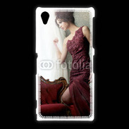 Coque Sony Xpéria Z1 femme glamour pensante 2
