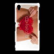 Coque Sony Xpéria Z1 Coeur sexy