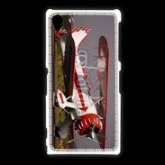Coque Sony Xpéria Z1 Biplan blanc et rouge