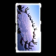Coque Sony Xpéria Z1 Formation en cercle de parachutistes