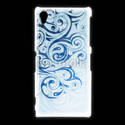 Coque Sony Xpéria Z1 Fond tribal bleu