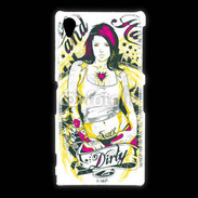 Coque Sony Xpéria Z1 Tatouage Girl