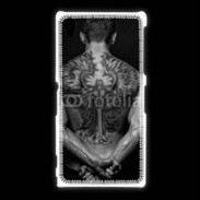 Coque Sony Xpéria Z1 Tatouage d'un ange dans le dos