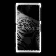 Coque Sony Xpéria Z1 Tatouage Tribal 6