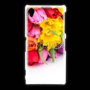 Coque Sony Xpéria Z1 Bouquet de fleurs