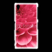 Coque Sony Xpéria Z1 Pétale rose zoomé