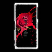 Coque Sony Xpéria Z1 Rose splash