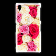 Coque Sony Xpéria Z1 Fond de roses 5