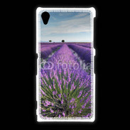 Coque Sony Xpéria Z1 Champs de lavande 5