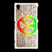 Coque Sony Xpéria Z1 Peace and love graffiti