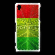 Coque Sony Xpéria Z1 Feuille rasta