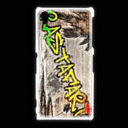 Coque Sony Xpéria Z1 Rastafari graffiti