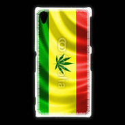 Coque Sony Xpéria Z1 Drapeau cannabis