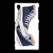 Coque Sony Xpéria Z1 Paire de converse bleue