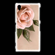 Coque Sony Xpéria Z1 Rose rétro 