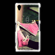 Coque Sony Xpéria Z1 Converses roses vintage