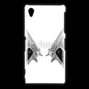 Coque Sony Xpéria Z1 Double flingue