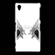 Coque Sony Xpéria Z1 Double flingue