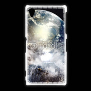 Coque Sony Xpéria Z1 La terre vue de l'espace