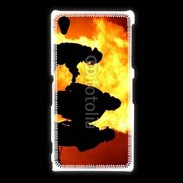 Coque Sony Xpéria Z1 Pompier Soldat du feu 3