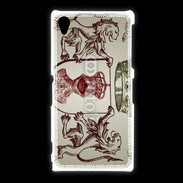 Coque Sony Xpéria Z1 Moyen âge 1