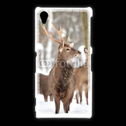 Coque Sony Xpéria Z1 Cerf et biche en troupeau