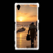 Coque Sony Xpéria Z1 Pécheur au levé du soleil