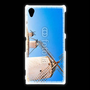 Coque Sony Xpéria Z1 Paysage avec des moulins