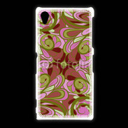 Coque Sony Xpéria Z1 Ensemble floral Vert et rose