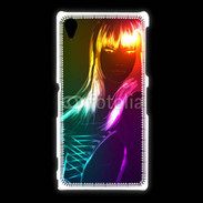 Coque Sony Xpéria Z1 Fashion femme en discothèque